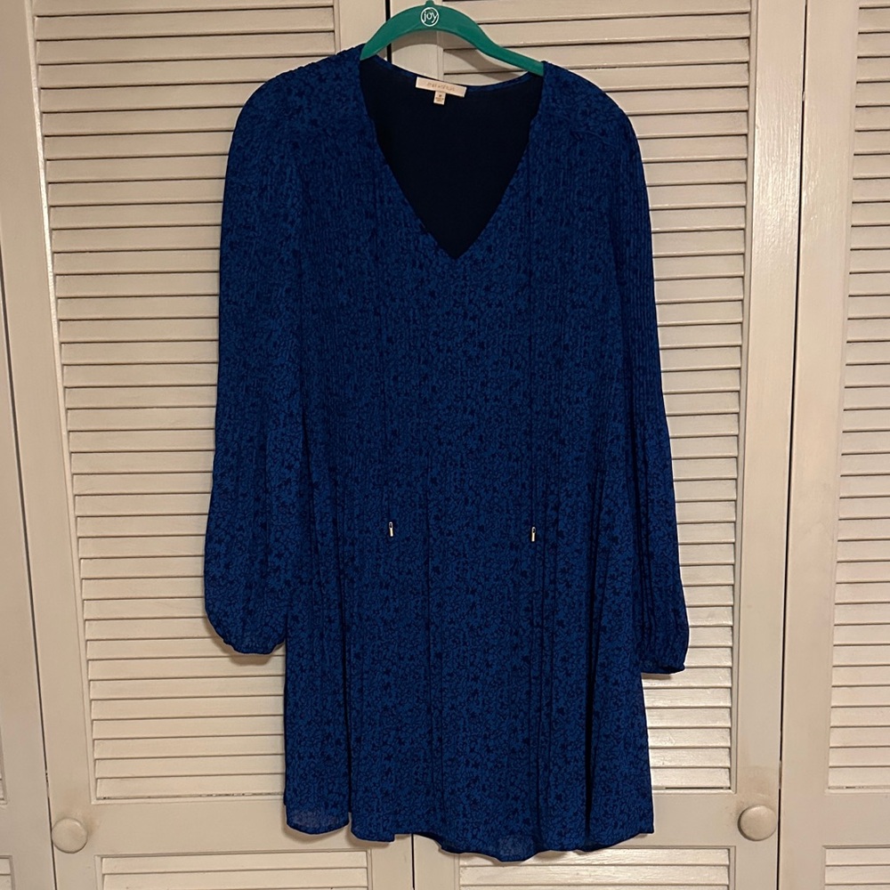 Skies Are Blue Long Sleeve Navy Dress